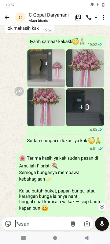 Pengiriman Karangan Bunga Ballroom Wedding Jakarta Pusat