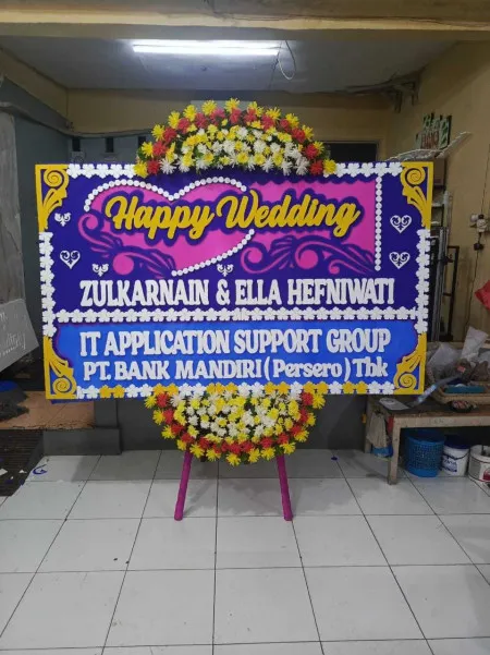 Papan Bunga Ballroom Wedding Jakarta Pusat