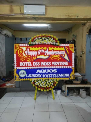 Papan Bunga di Ballroom Wedding Jakarta Pusat
