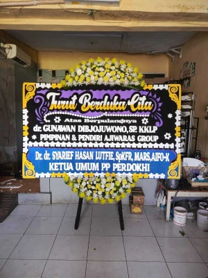 Papan Bunga di Ballroom Wedding Jakarta Pusat
